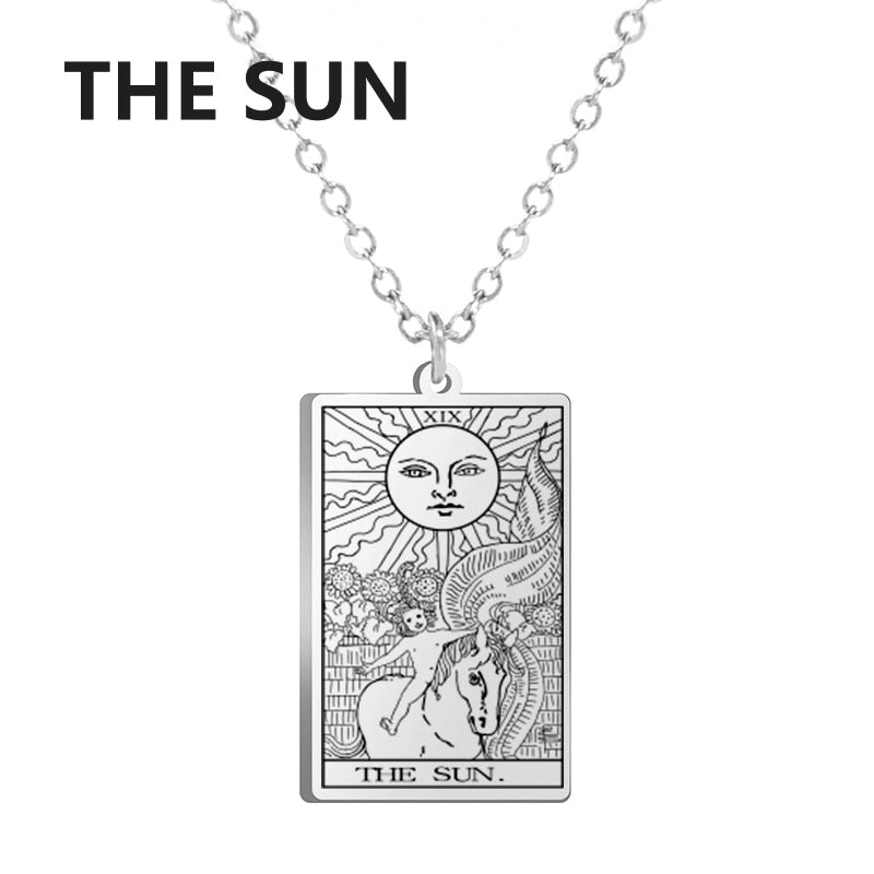 Tarot Cards Pendant Necklace