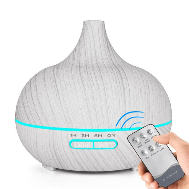 550ml Aromatherapy Essential Oil Diffuser Teardrop w/ Remote