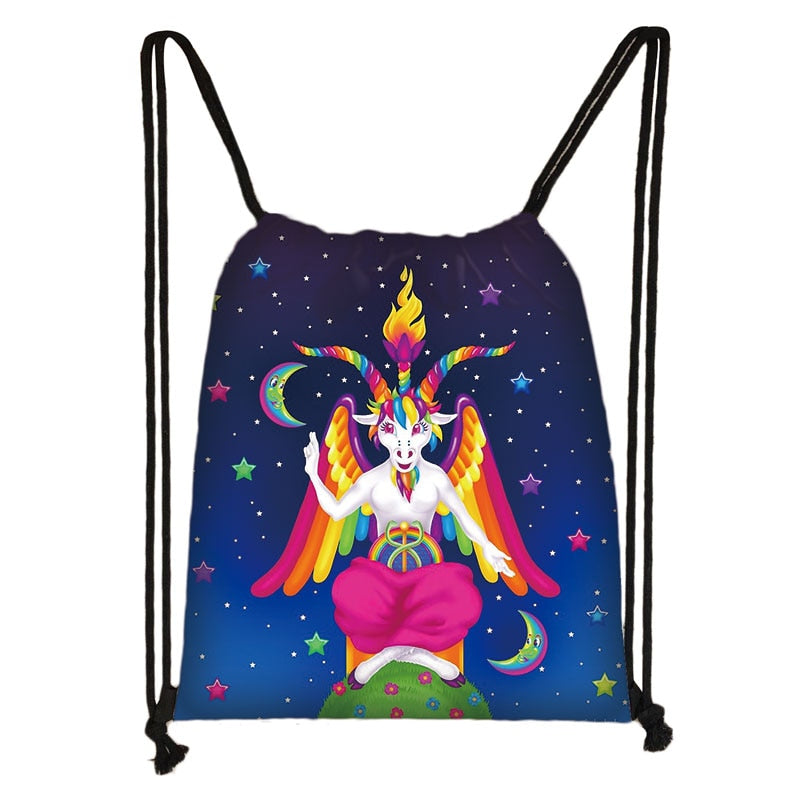 Wiccan styles Drawstring Backpack