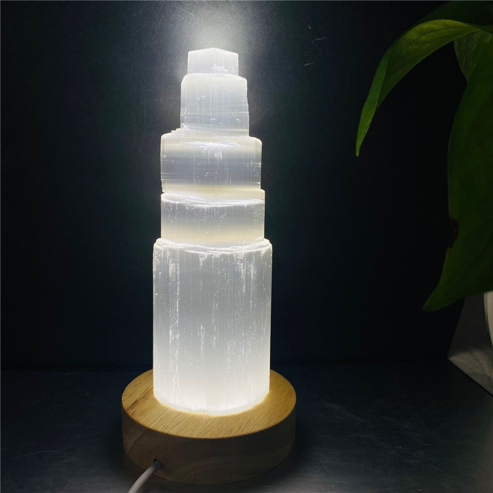 6-20cm Selenite Lamp