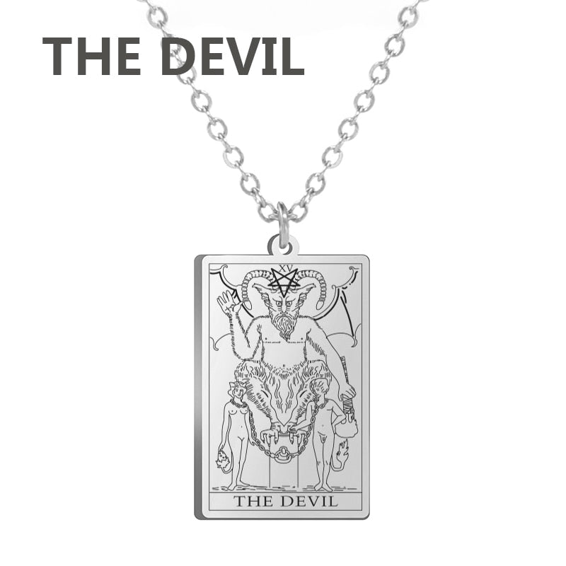 Tarot Cards Pendant Necklace