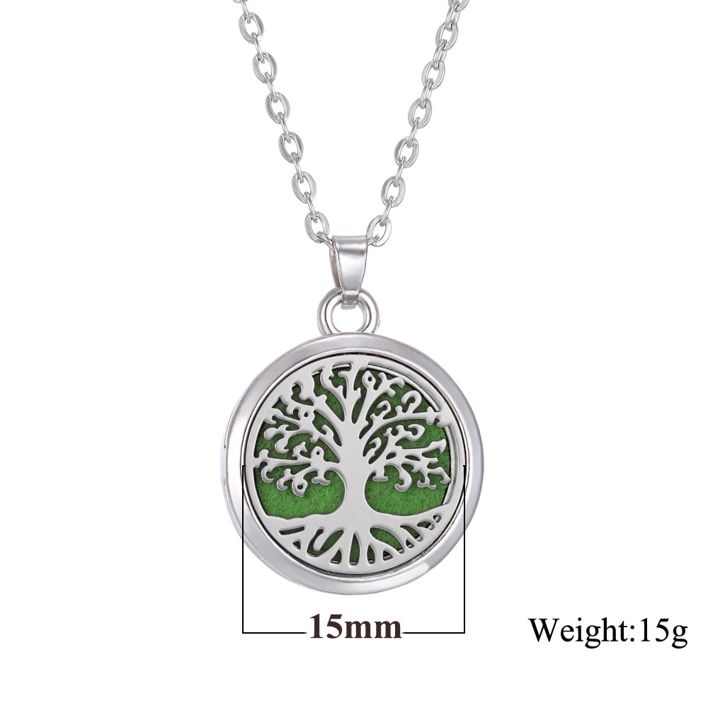 Tree of Life Aromatherapy Necklace