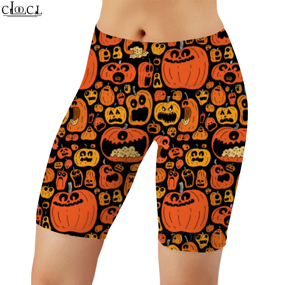 Cartoon Legging Halloween Witch Printed