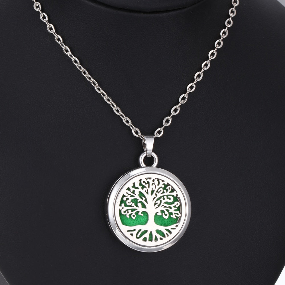 Tree of Life Aromatherapy Necklace