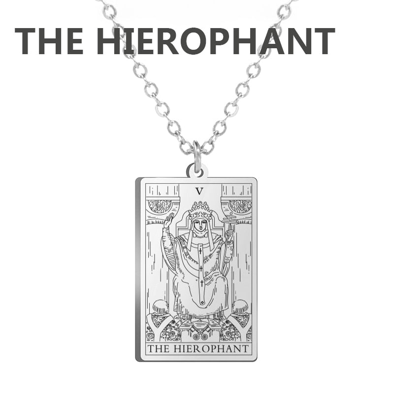 Tarot Cards Pendant Necklace