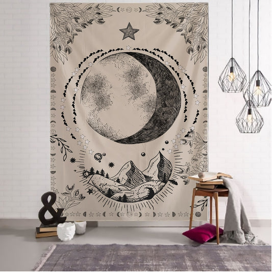 Moon Tarot Tapestry