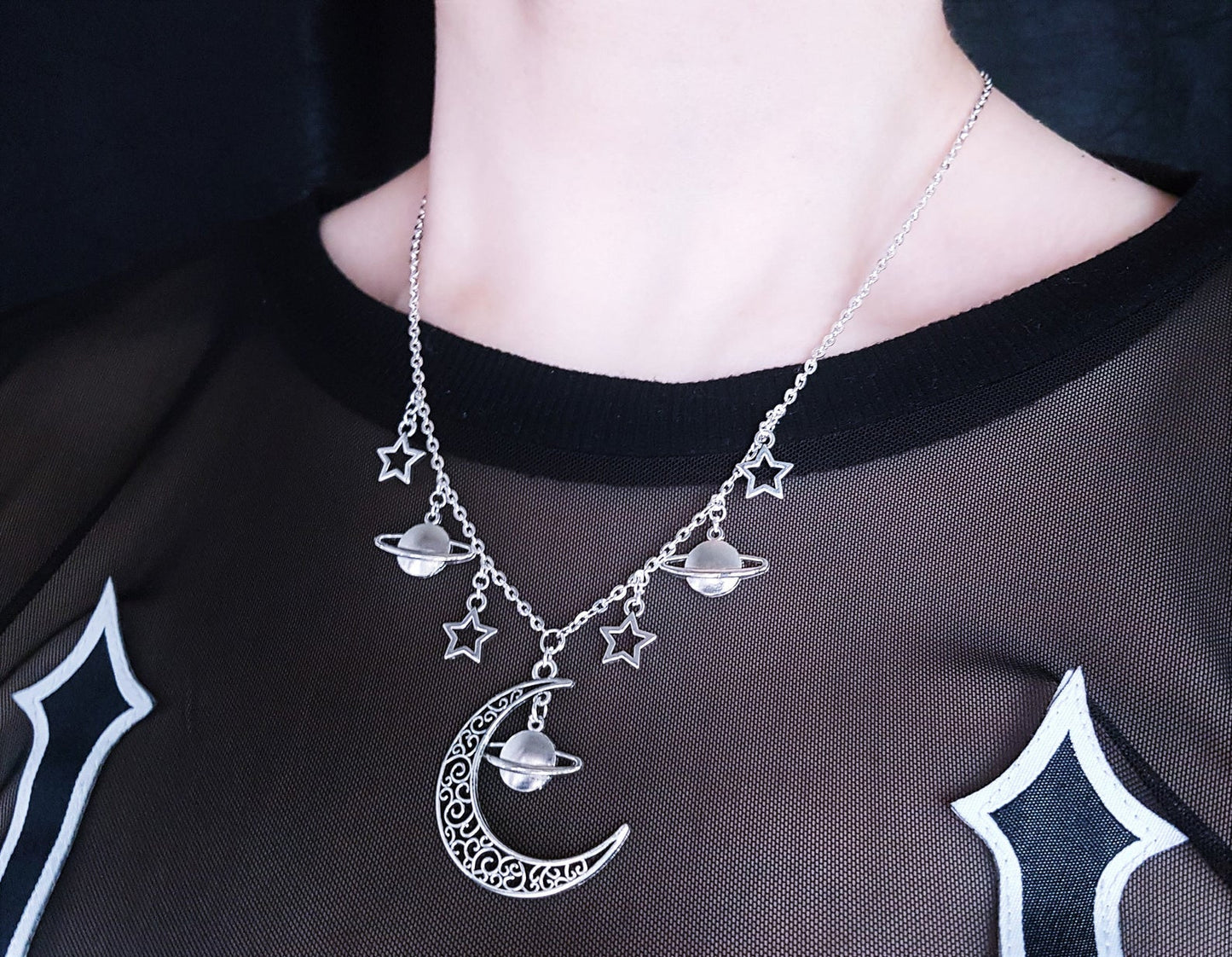 Triple Moon Necklaces