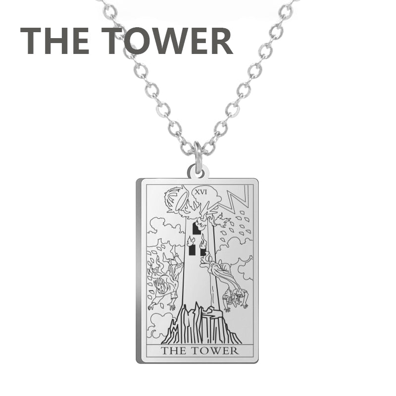 Tarot Cards Pendant Necklace