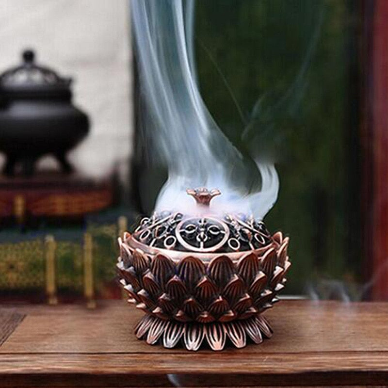 Leaf Tower Incense Ceramic Burner