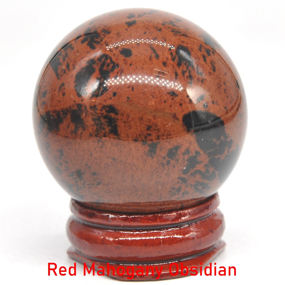 40MM Natural Crystal Sphere