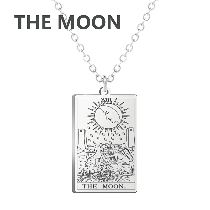 Tarot Cards Pendant Necklace