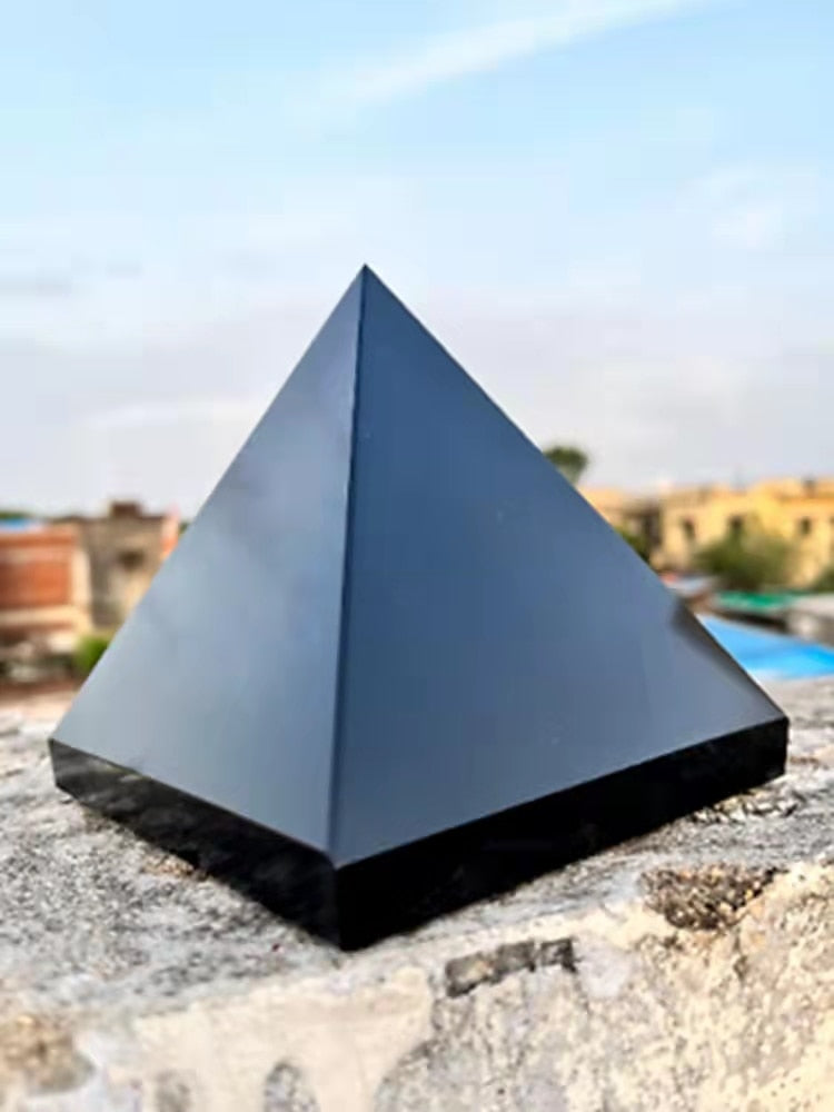 Black Tourmaline Pyramid