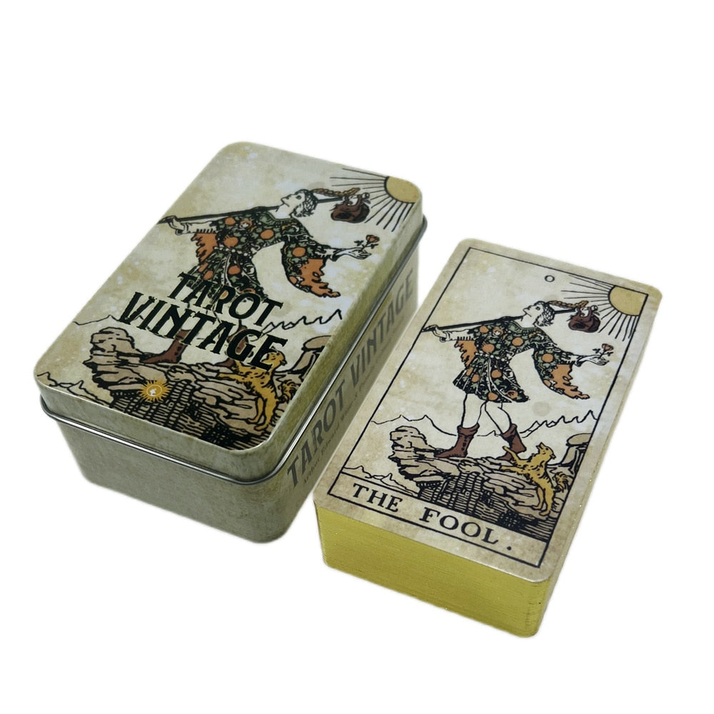 Tarot Cards w/ Metal Case