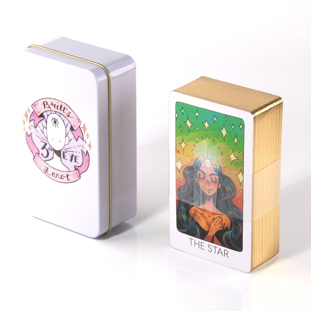 Tarot Cards w/ Metal carrier