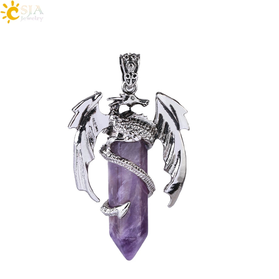 Crystal Dragon Necklace