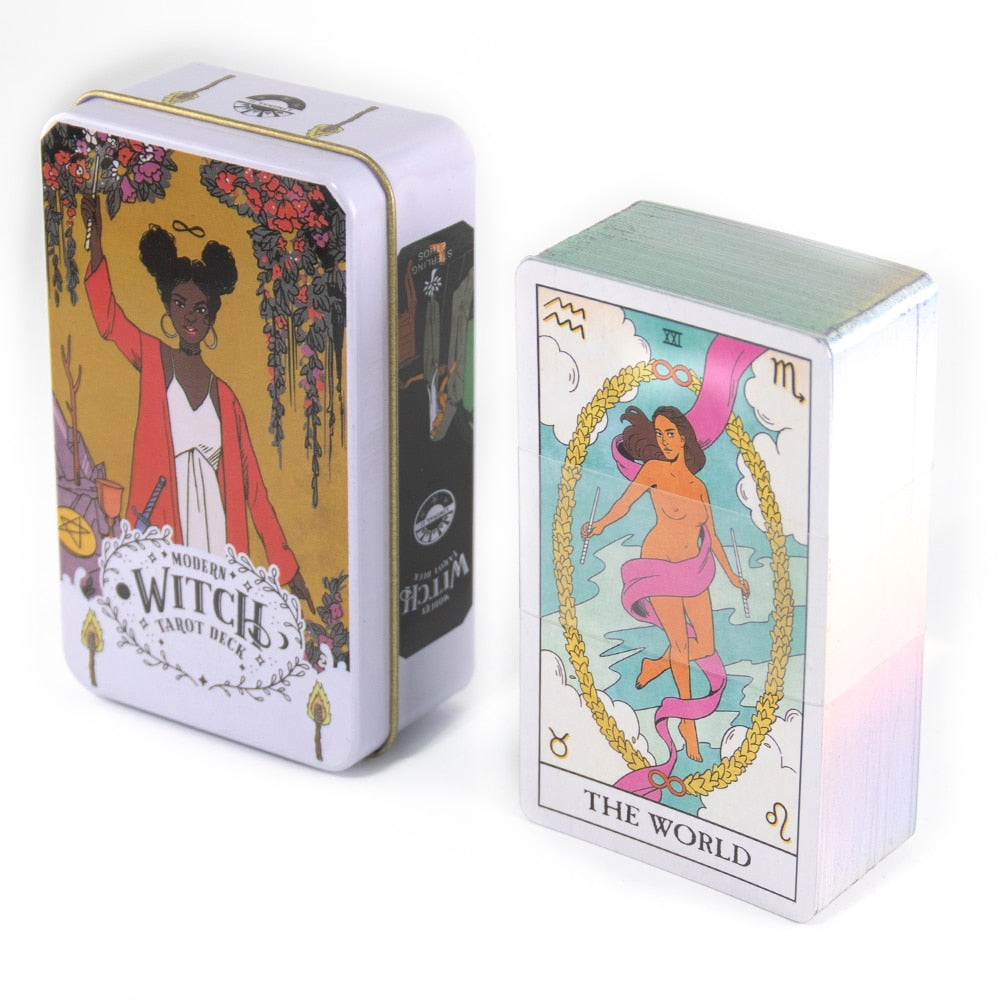 Tarot Cards w/ Metal carrier