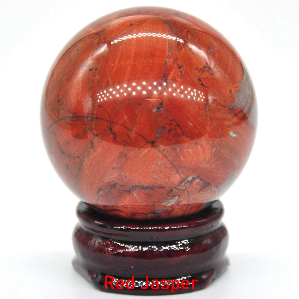 40MM Natural Crystal Sphere