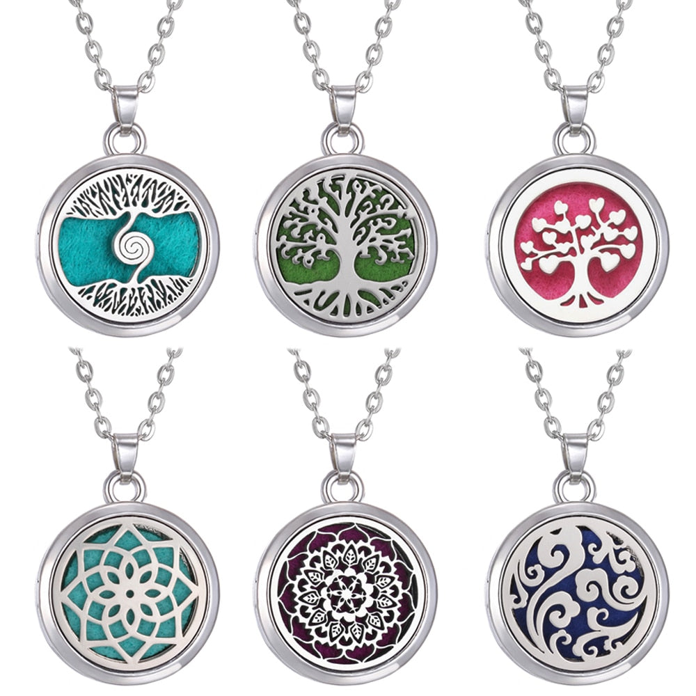 Tree of Life Aromatherapy Necklace