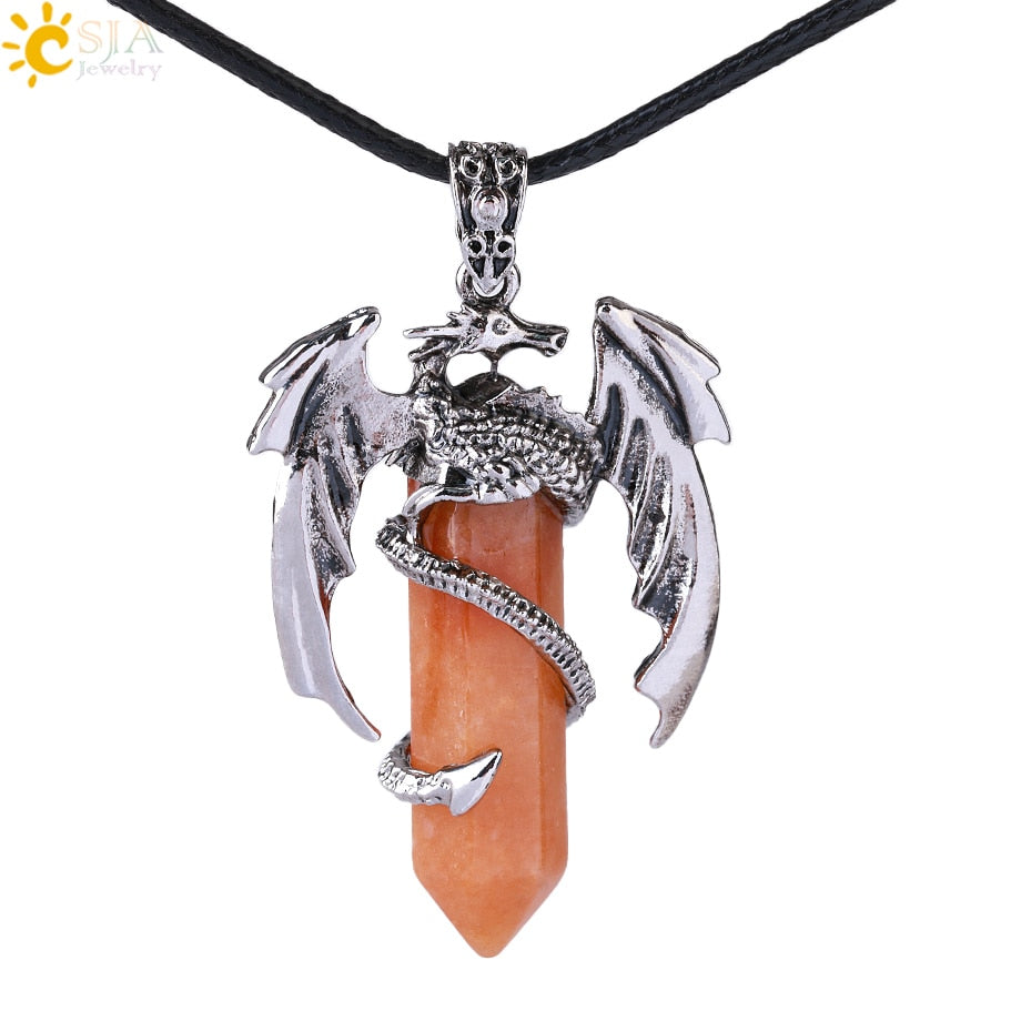 Crystal Dragon Necklace