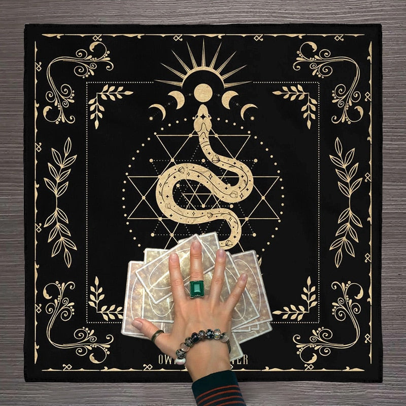 Altar Cloth snake tarot