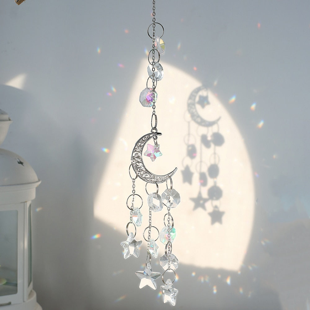 Suncatcher Crystal Sun and Moon Crystals