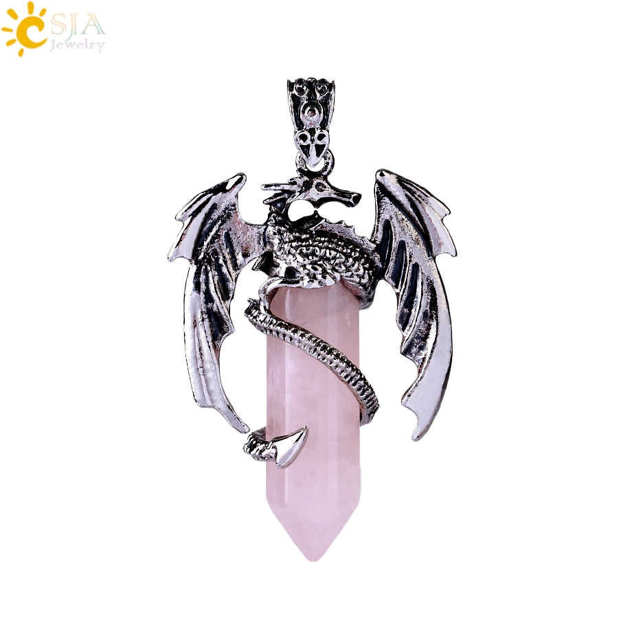 Crystal Dragon Necklace