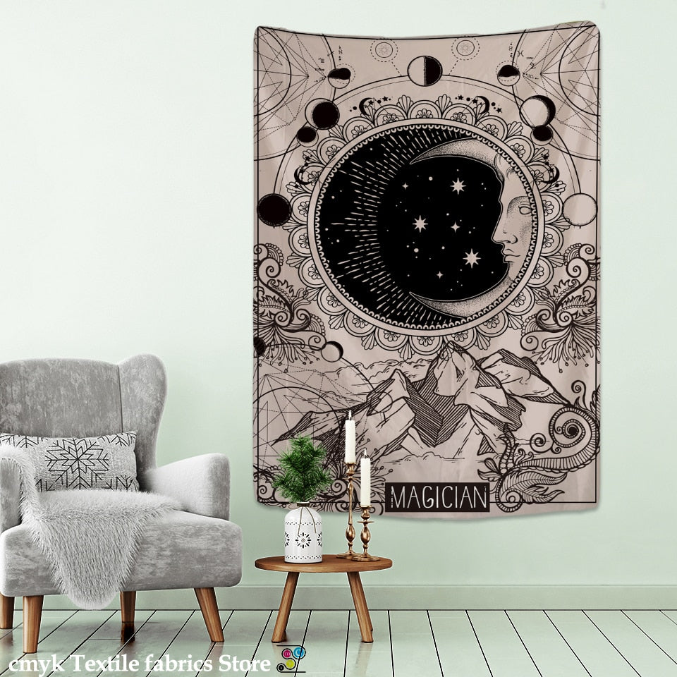 Moon Tarot Tapestry