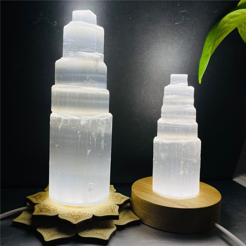 6-20cm Selenite Lamp