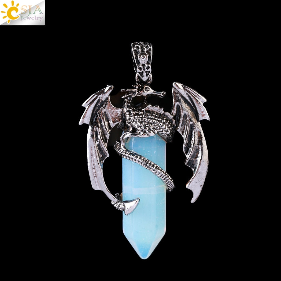 Crystal Dragon Necklace