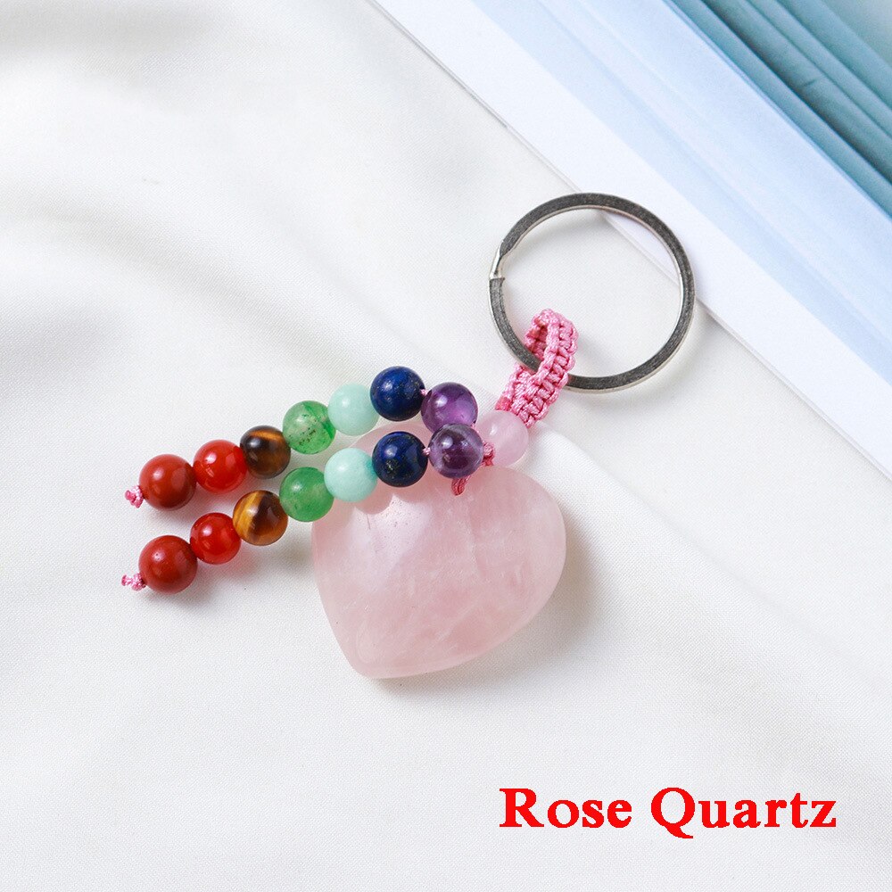 Heart Shape Crystal Keychain