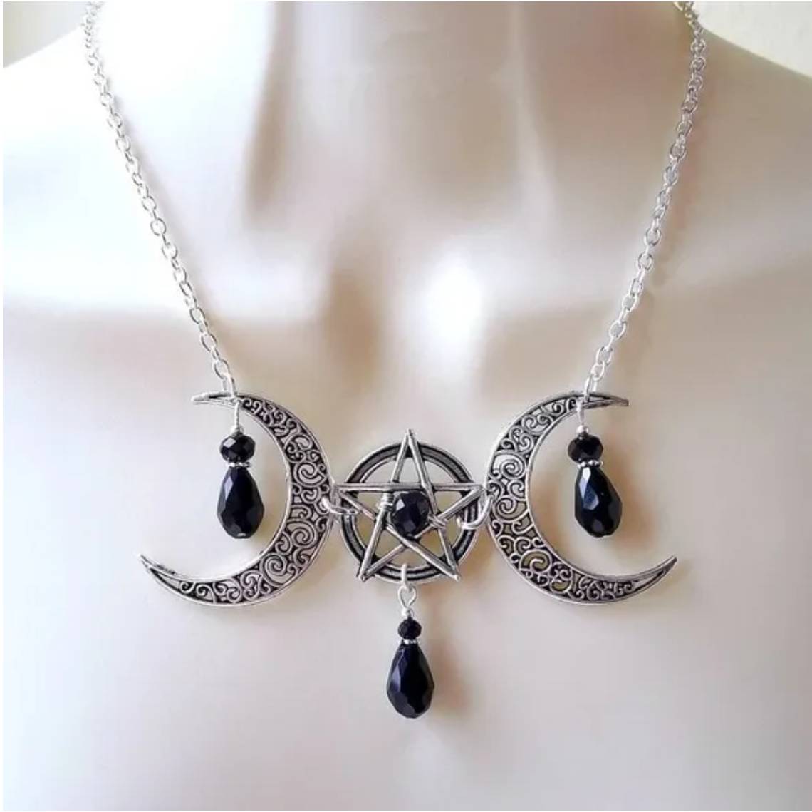 Triple Moon Necklaces