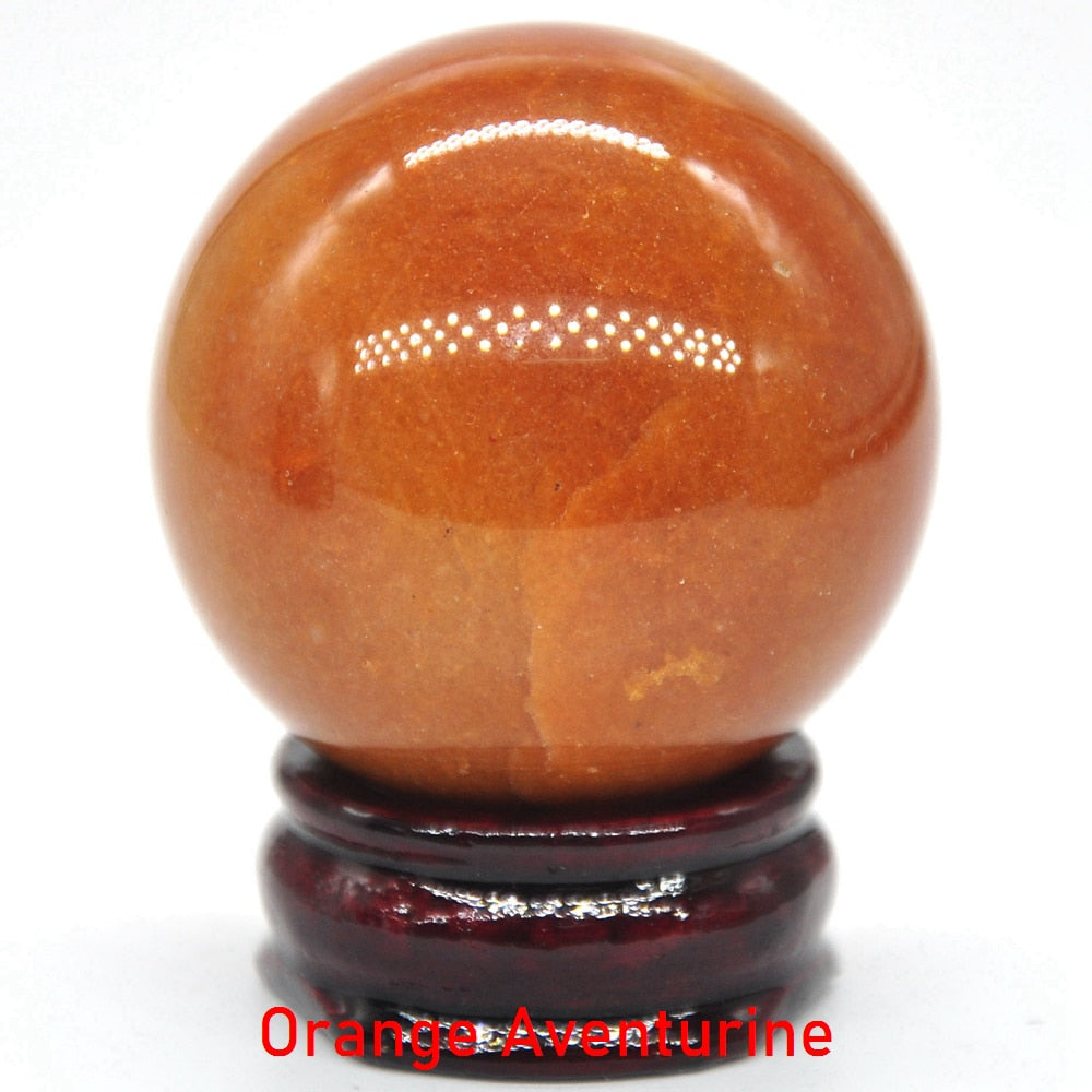 40MM Natural Crystal Sphere