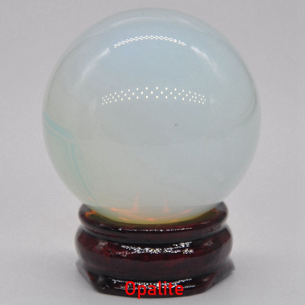 40MM Natural Crystal Sphere