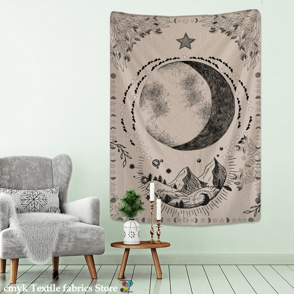 Moon Tarot Tapestry