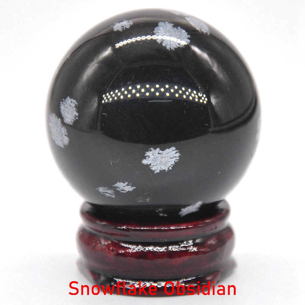 40MM Natural Crystal Sphere