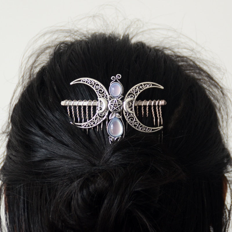 Wiccan Hair Barrette