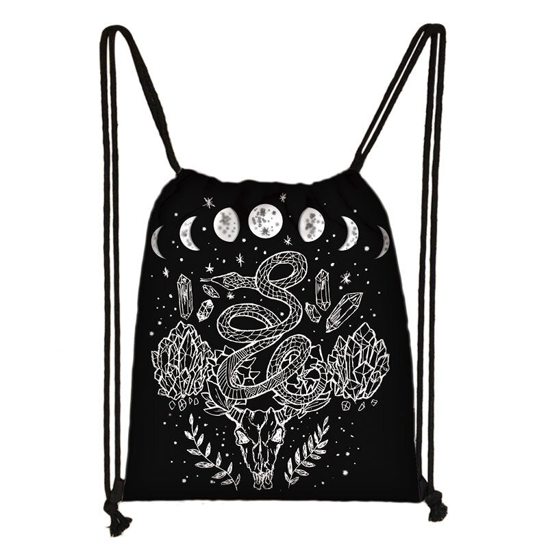 Wiccan styles Drawstring Backpack