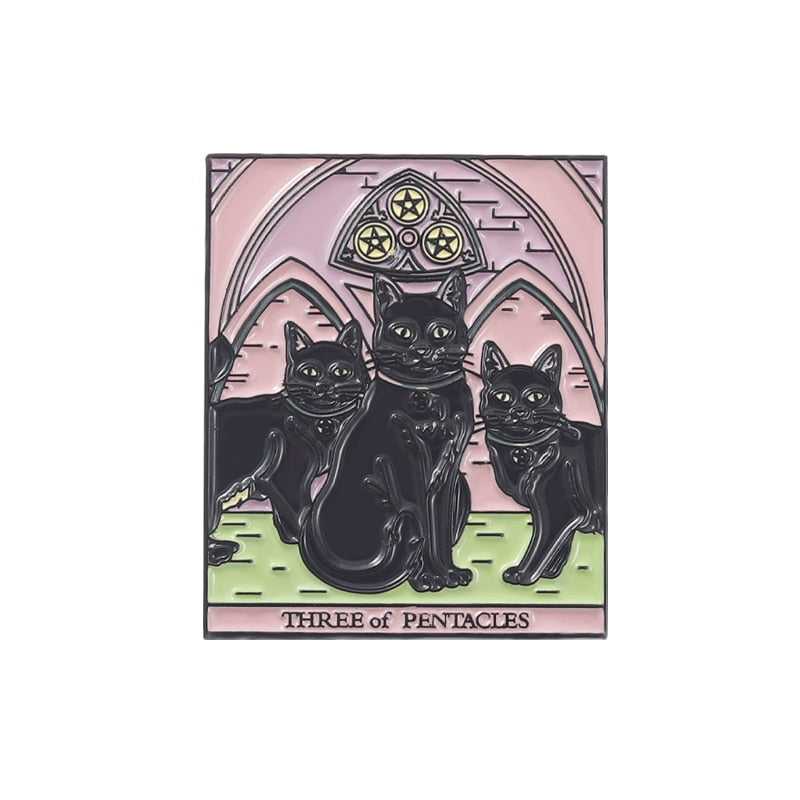 Tarot Enamel Pins