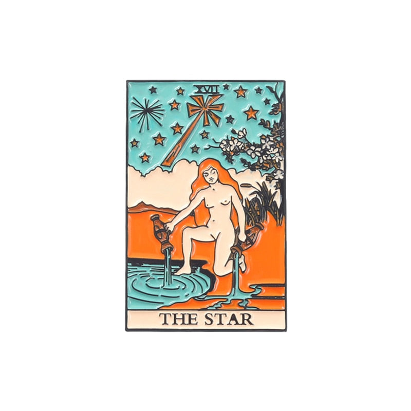 Tarot Enamel Pins