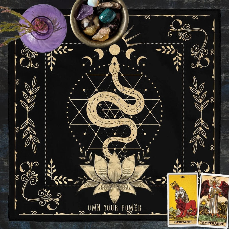 Altar Cloth snake tarot