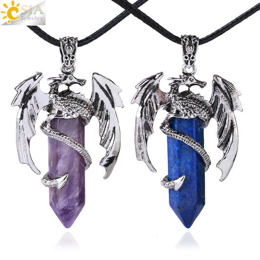 Crystal Dragon Necklace