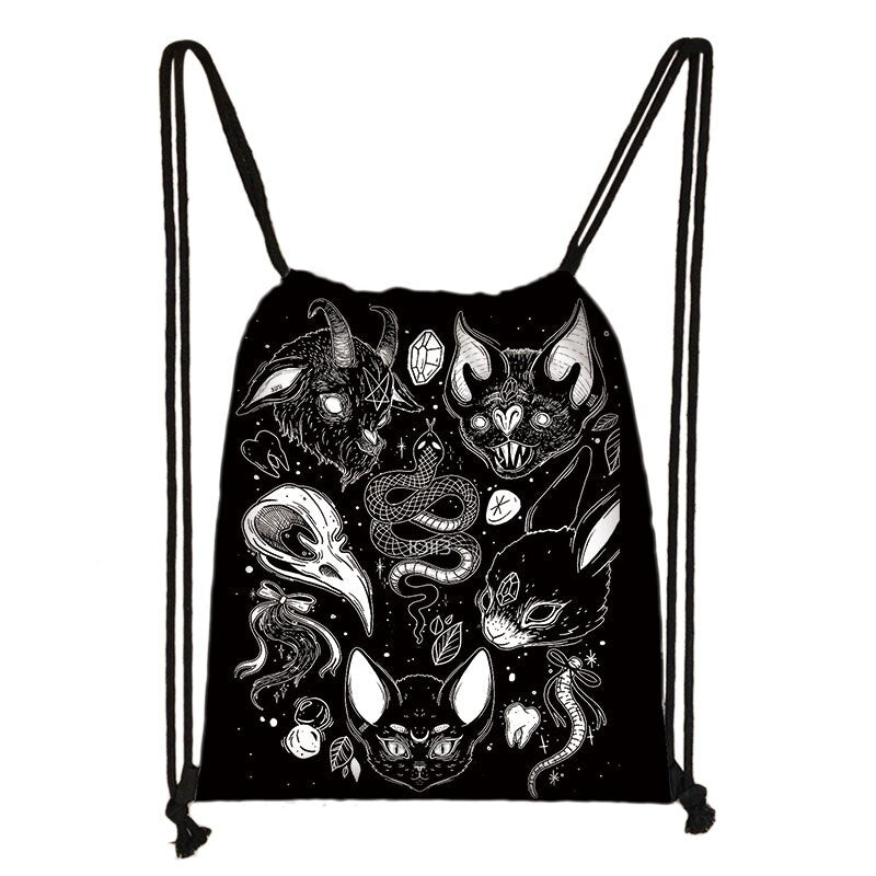 Wiccan styles Drawstring Backpack