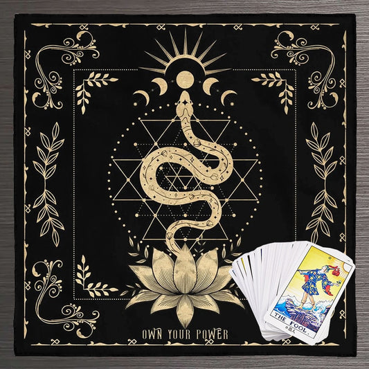 Altar Cloth snake tarot