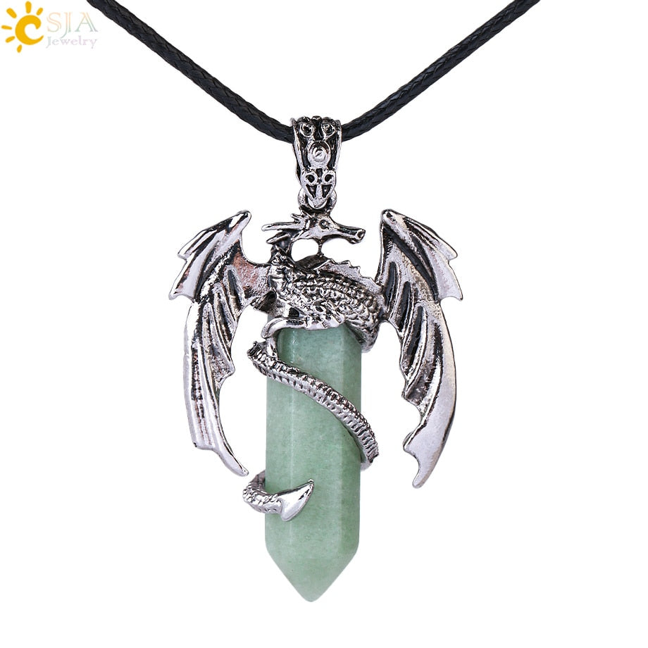 Crystal Dragon Necklace