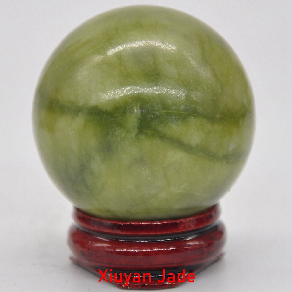 40MM Natural Crystal Sphere