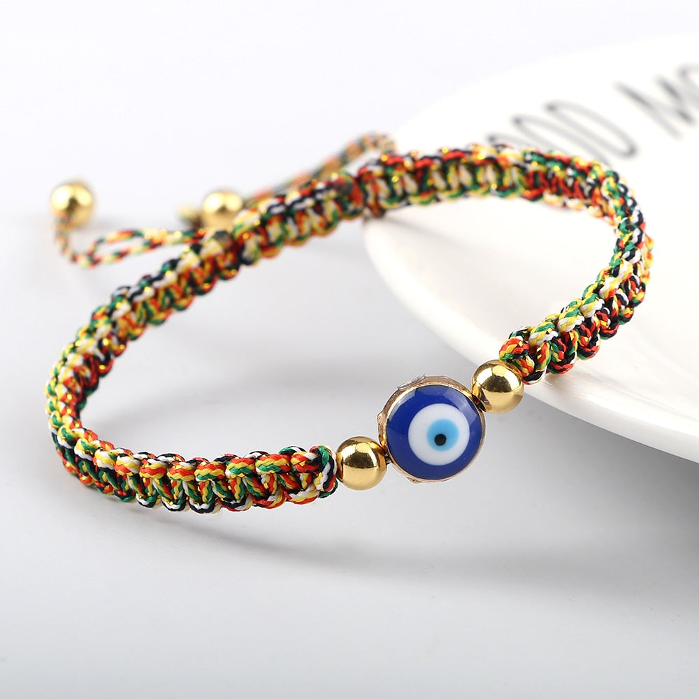 Evil Eye Braided Bracelet