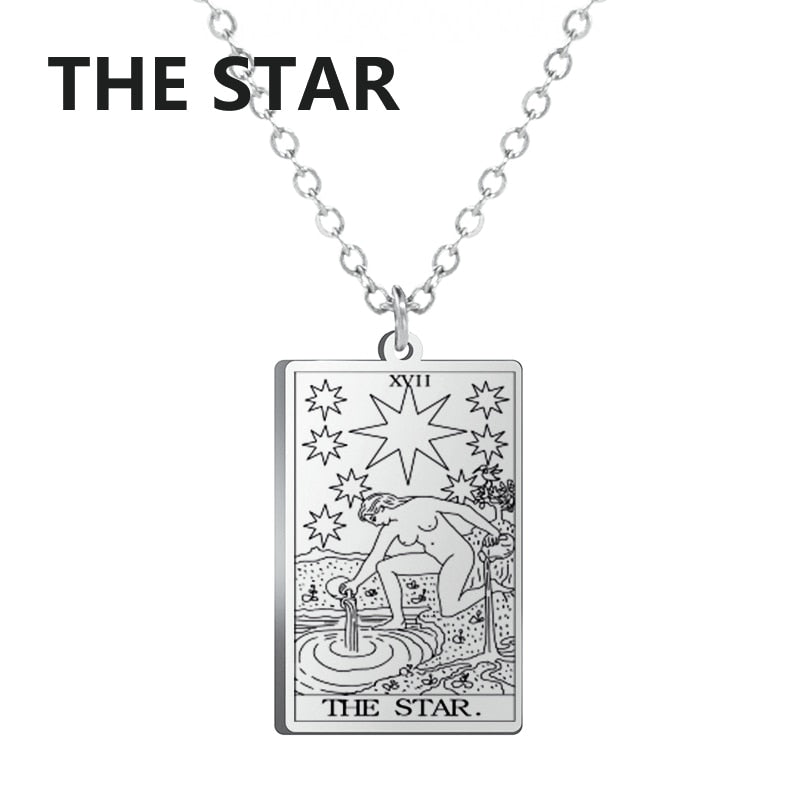 Tarot Cards Pendant Necklace