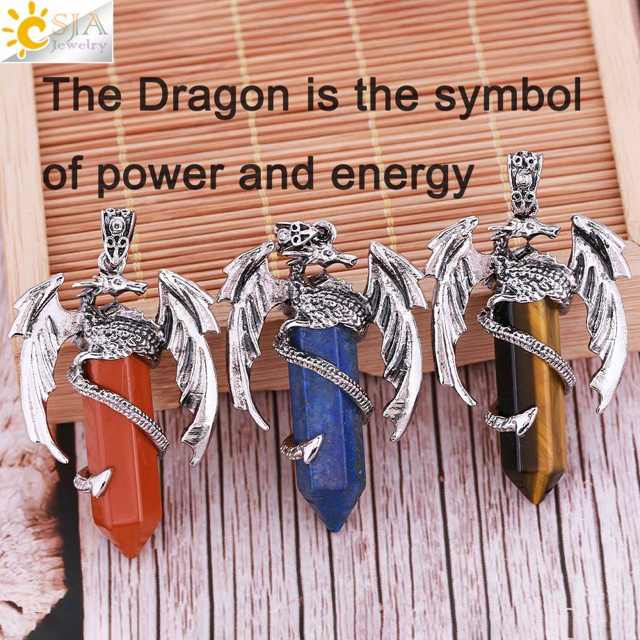 Crystal Dragon Necklace