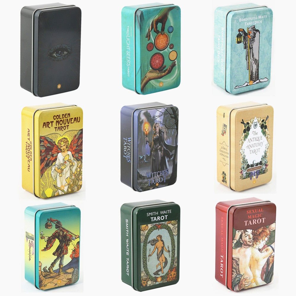 Tarot Cards w/ Metal Case