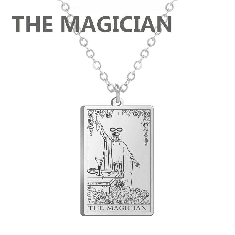 Tarot Cards Pendant Necklace